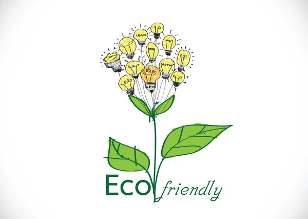 Eco vriendelijke — Stockvector