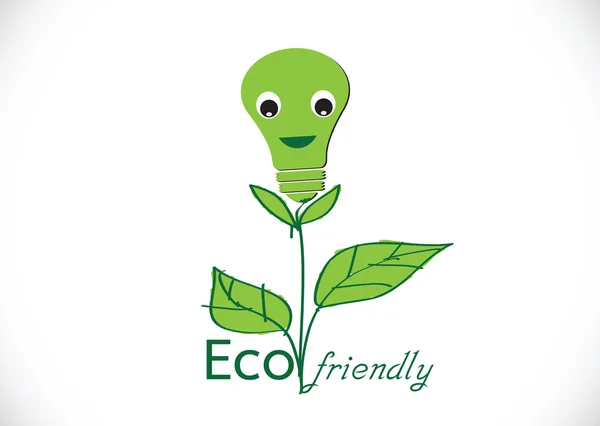 Green eco energy concept — Stock Vector