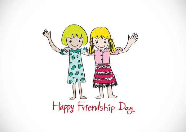 Bonne journée d'amitié — Image vectorielle