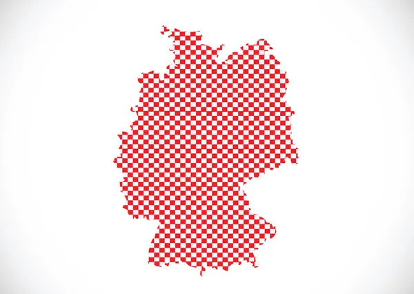 Alemania mapa y bandera idea diseño — Archivo Imágenes Vectoriales