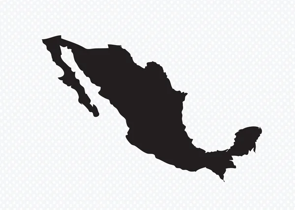 मेक्सिकोचा नकाशा सजावटीच्या कल्पना डिझाइन — स्टॉक व्हेक्टर