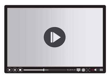 web ve mobil uygulamalar için video player medya