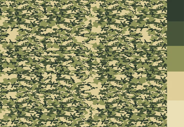 Diseño del patrón de camuflaje — Vector de stock