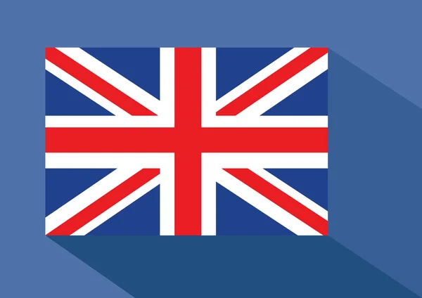 National flag of UK , the United Kingdom of Great Britain and No — Stock Vector