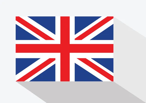 National flag of UK , the United Kingdom of Great Britain and No — Stock Vector