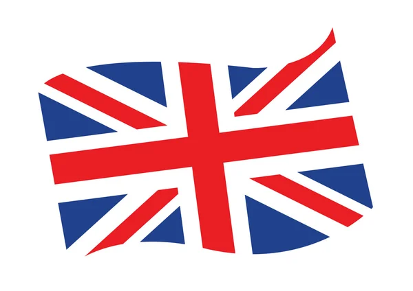 National flag of UK , the United Kingdom of Great Britain and No — Stock Vector