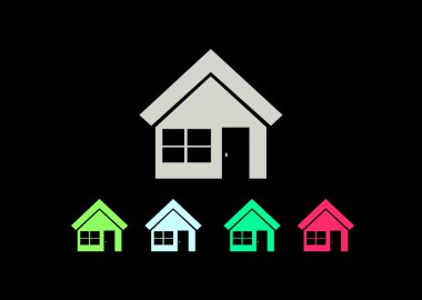 Ev simgesi ve emlak konsepti