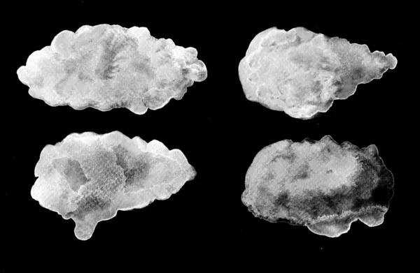 Ζωγραφική όμορφη εικονογράφηση ακουαρέλα σύννεφα — Φωτογραφία Αρχείου