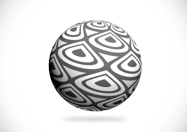 Abstract 3d sphere illustration for your design — Stock Photo, Image