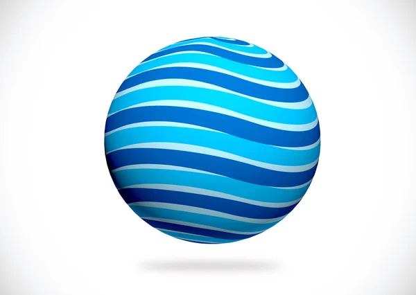 Abstraktní 3D koule ilustrace pro váš design — Stock fotografie