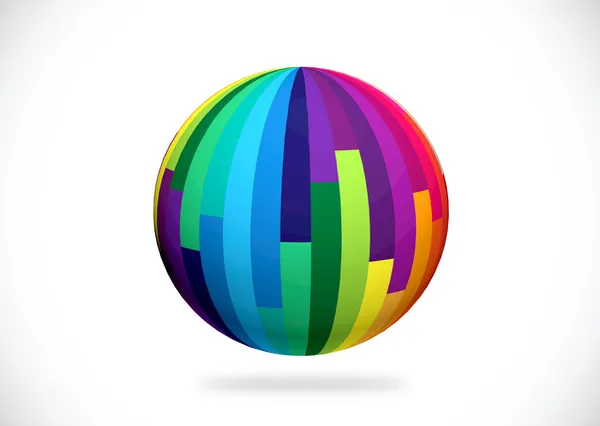 Abstract 3d sphere illustration for your design — Stock Photo, Image