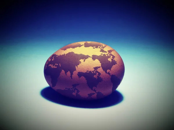 Welt ein Ei — Stockfoto