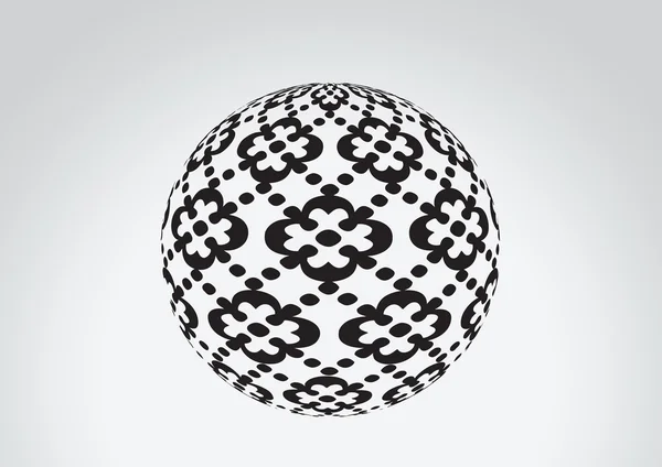 Obrázek loga abstraktní koule pro návrh — Stockový vektor
