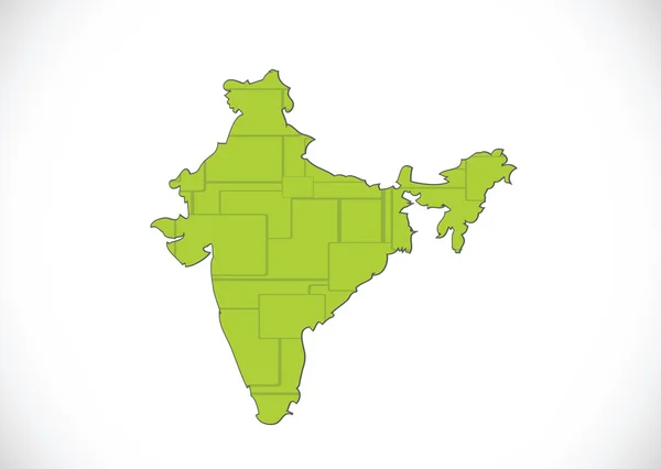 Map of India idea design — Stock Vector