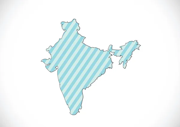 Mapa de India idea de diseño — Archivo Imágenes Vectoriales
