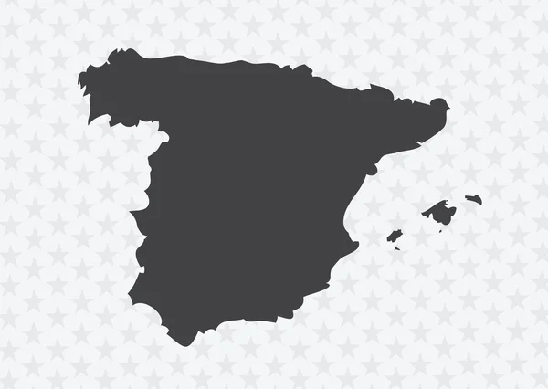 Carte de Espagne idée design — Image vectorielle