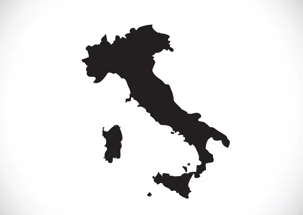 İtalya Haritası ve bayrak fikir tasarım