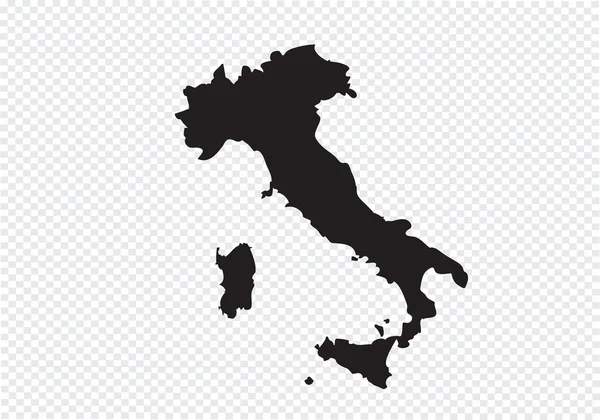 Italië kaart en vlag idee ontwerp — Stockvector