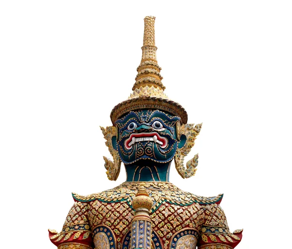 Tailandese gigante guardiano o yak, Wat Phra Kaew, Bangkok, Thailandia — Foto Stock