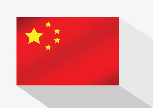 Vlag van China — Stockvector