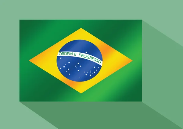 Brazil flag — Stock Vector