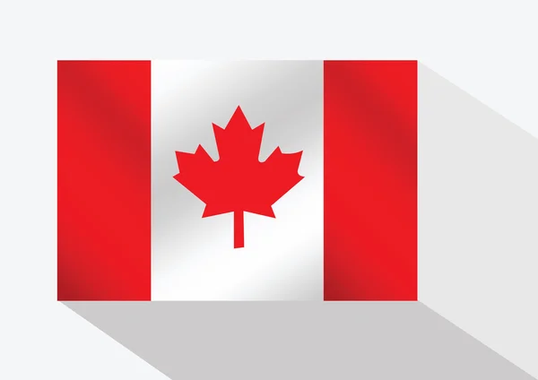 Flagge von Kanada — Stockvektor