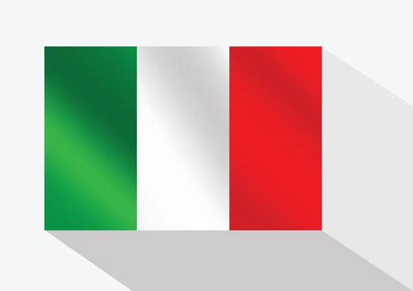 Vlag van Italië — Stockvector