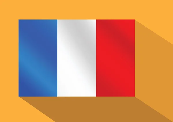 Bandera de Francia. ilustración — Vector de stock