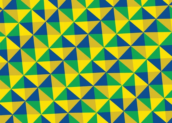Contexte abstrait Brésil drapeau concept idée conception — Image vectorielle