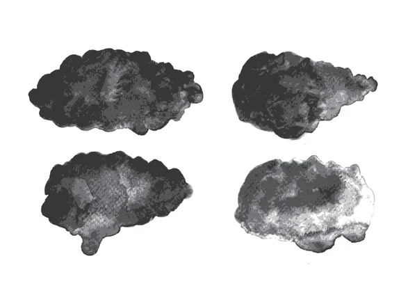 Illustration du symbole nuage aquarelle — Image vectorielle