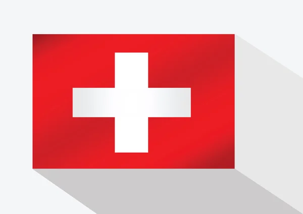 スイスの旗 — ストックベクタ