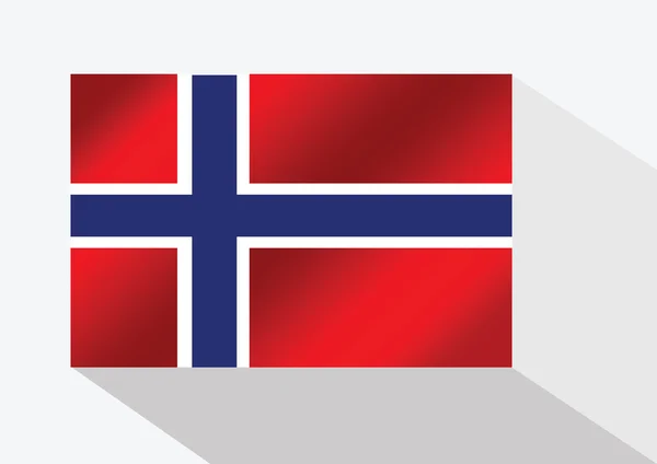 Norvège Drapeau — Image vectorielle