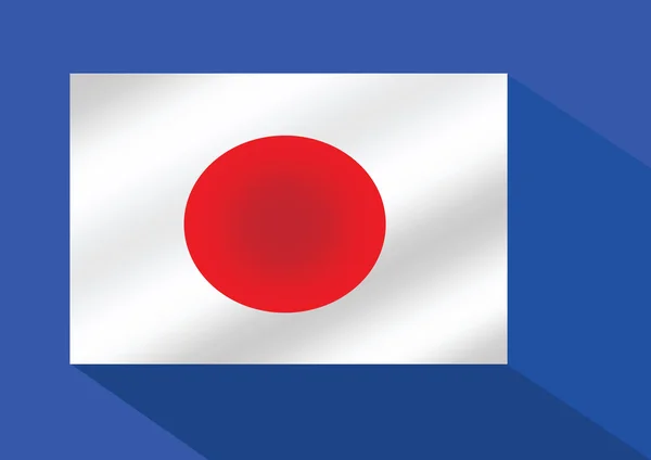 日本国旗 — 图库矢量图片