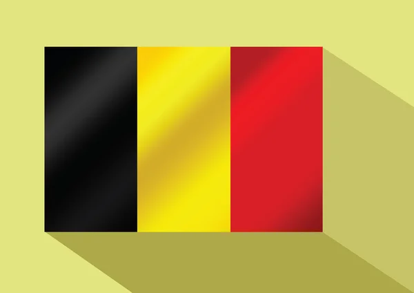 Belgische Flagge — Stockvektor