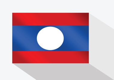 Laos bayrağı