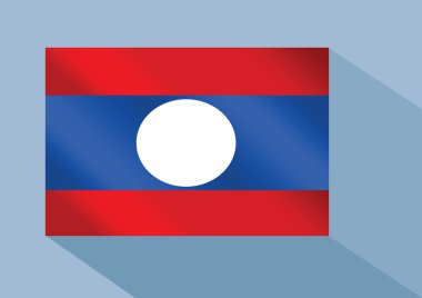 Laos bayrağı