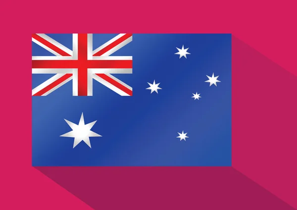 Bandera de Australia Australiana — Vector de stock