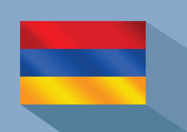 Bandera de Armenia — Vector de stock