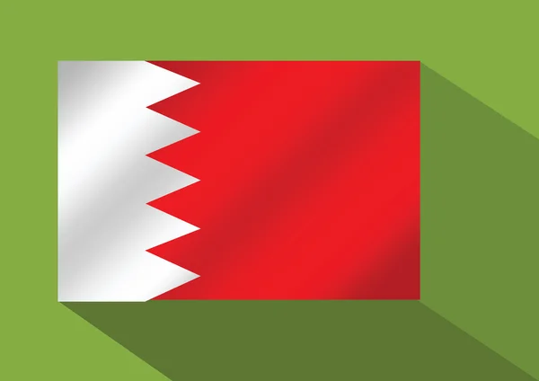 Bahrain flag themes idea design — Stock Vector