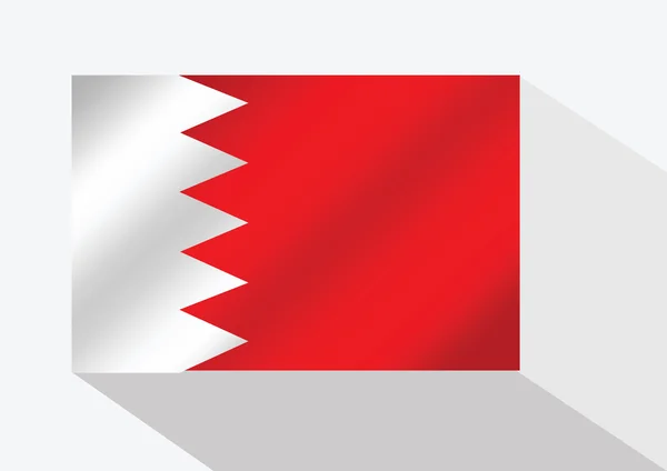 Bahreyn bayrağı Temalar fikir tasarım — Stok Vektör