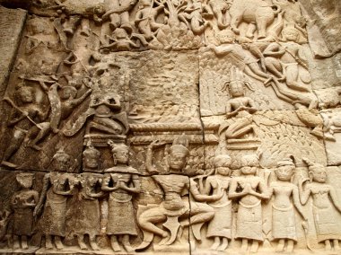 Khmer mimari bayon Tapınağı