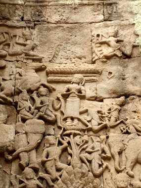 Khmer mimari bayon Tapınağı ,