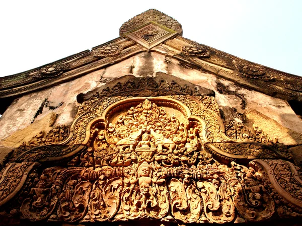 Khmer architecture Bayon temple — Stock Photo, Image