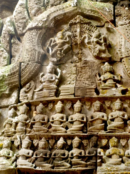 Khmer architecture Bayon temple — Stock Photo, Image