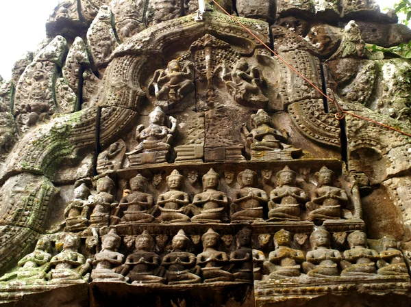 Khmer arquitetura Bayon templo — Fotografia de Stock