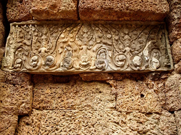 Świątynia Bajon architektury Khmerów — Zdjęcie stockowe