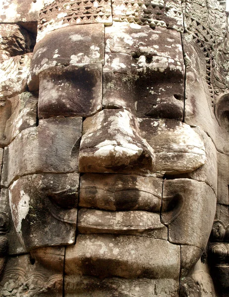 Khmer mimari bayon Tapınağı — Stok fotoğraf