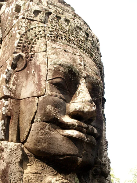 Khmer arkitektur bayon temple — Stockfoto