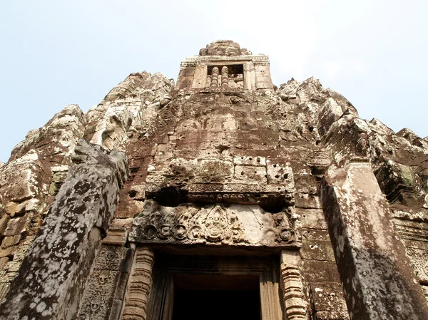 De Khmer het platform bayon tempel — Stockfoto
