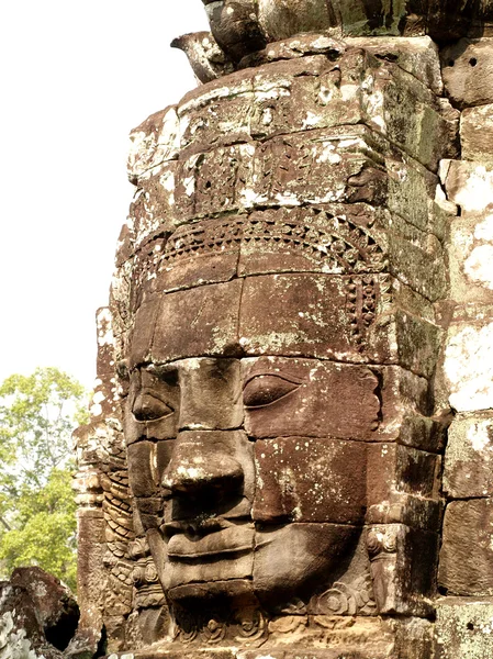 Khmer arkitektur bayon temple — Stockfoto